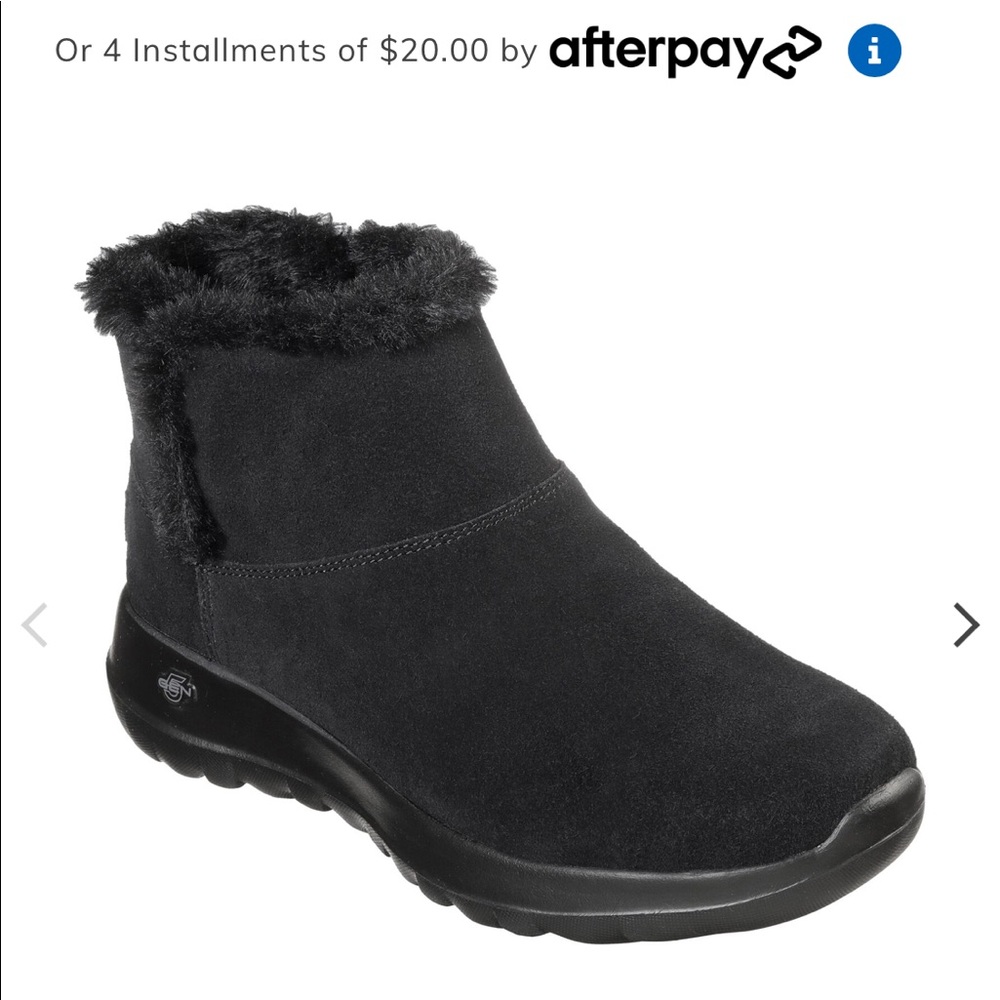 Black ankle boots, NWT!